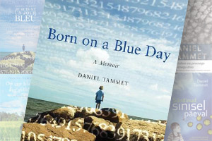 Montage of covers of Born on a Blue Day